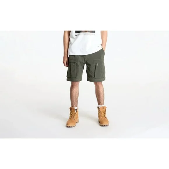 Nike ACG Smith Summit Convertible Cargo Pants SZ Small TALL Men Olive FN0428-355